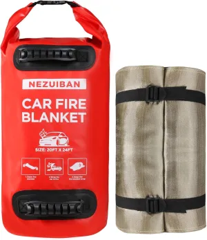 NEZUIBAN Car Emergency Fire Blanket (20x24FT)