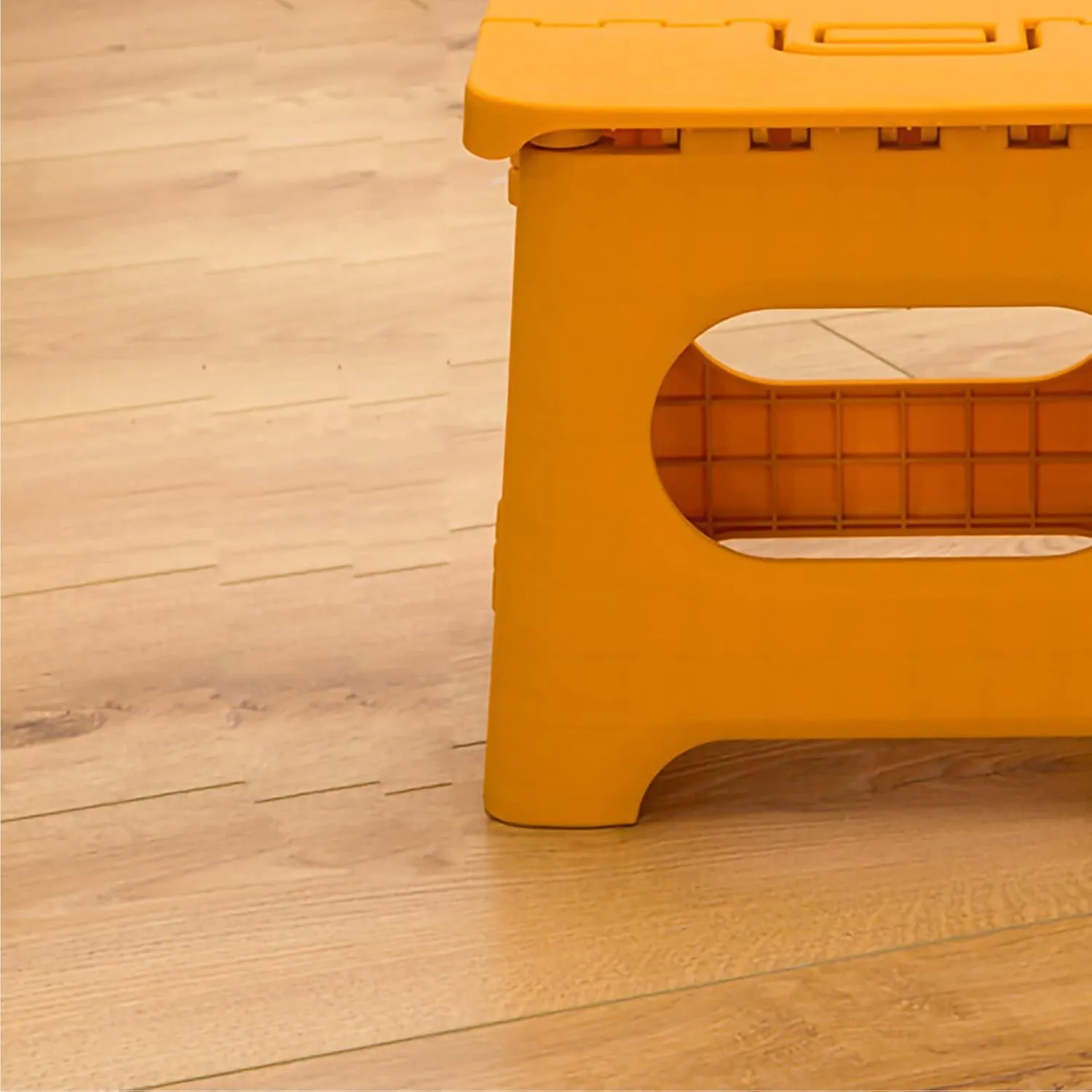 Non Slip Folding Step Stool with Handle, Portable Collapsible Plastic Foot Stool Compact Outdoor Folding Stools for Kids and Adults(#2)