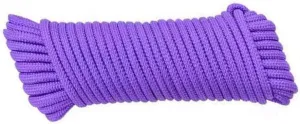 Nylon Rope,Ropes for Exercise Climbing,Paracord 550,Camping Rope Strap,Braided Rope 6mm/8mm/4mm/10mm Thick，50m Long,Rope Leash,Rope Swing Set,Clothesline Rope Outdoor