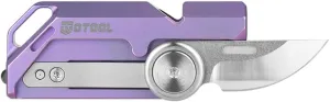 OKNIFE Emergency Whistle with Knife (Ti Purple)