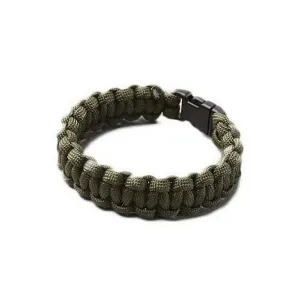 OLIVE AND BLACK PARACORD BRACELET