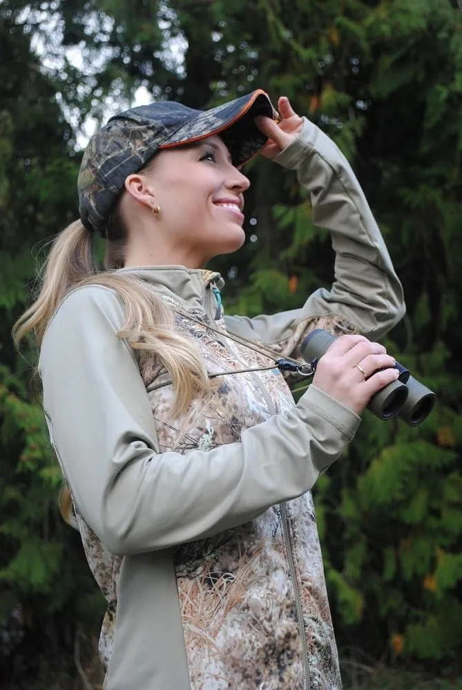 Olive Safety Ultra-Light Bino Harness with Emergency Whistle - Binocular Harness System for Bow, Deer, and Elk Hunting