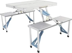 One Piece Folding Table and Chair Aluminum Alloy for Indoor,Courtyard