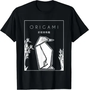 Origami Chinese Hanzi Folding Owl Paper Crane Master Origami T-Shirt