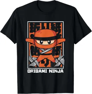 Origami Ninja Owl Paper Crane Folding Master Origami T-Shirt