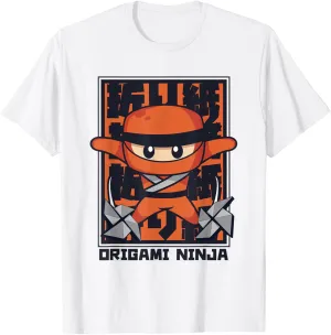 Origami Ninja Owl Paper Crane Folding Master Origami T-Shirt