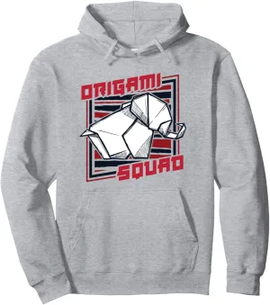 Origami Squad Folding Owl Paper Crane Master Origami Pullover Hoodie