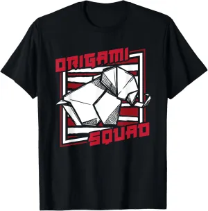 Origami Squad Folding Owl Paper Crane Master Origami T-Shirt