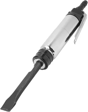 Oumefar Pneumatic Hammer Shovel Tool Industrial Powerful Handle Straight Type Air Chisel Pneumatic Hammer Shovel Tool Set with Straight and Arc Scraper Cutter