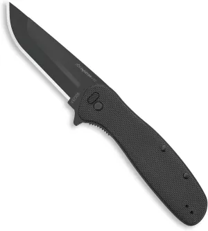OUTDOOR EDGE RAZOR VX2 | Replaceable Blade EDC Folding Pocket Knife | 3" Stainless Blade, Black G10 Handle, Reversible Pocket Clip | Outdoor, Camping, Survival, Utility