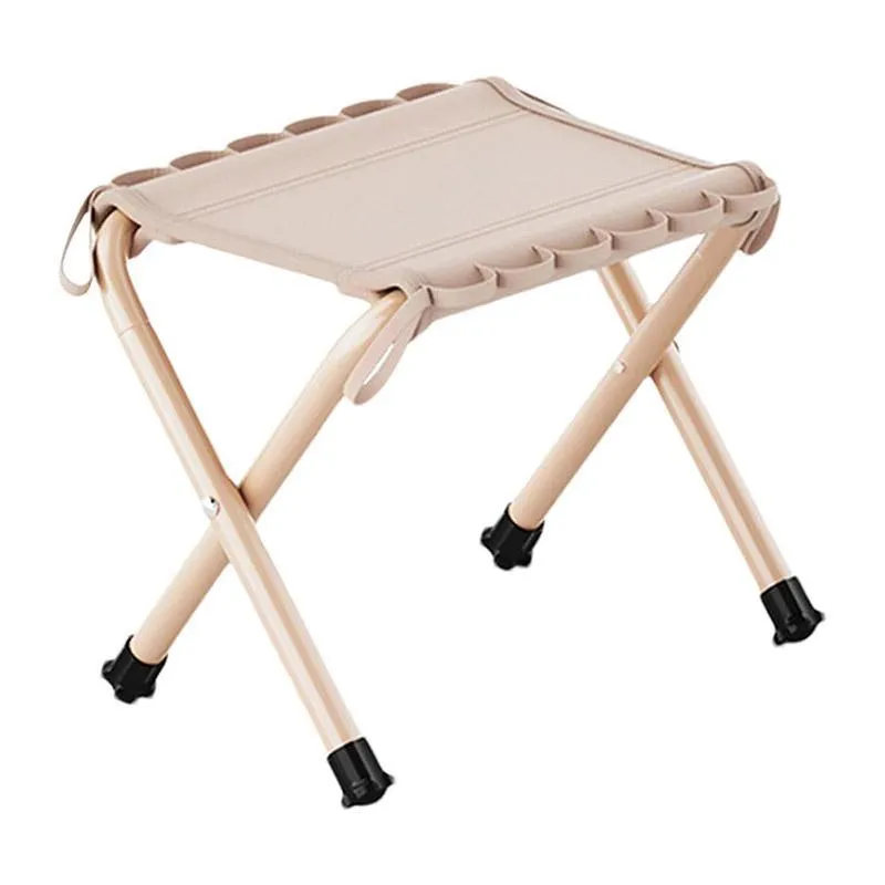 Outdoor Foldable Bench Stool Portable Camping Chair for Hiking Picnic Travel