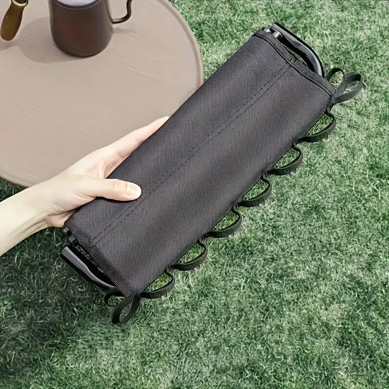 Outdoor Foldable Bench Stool Portable Camping Chair for Hiking Picnic Travel