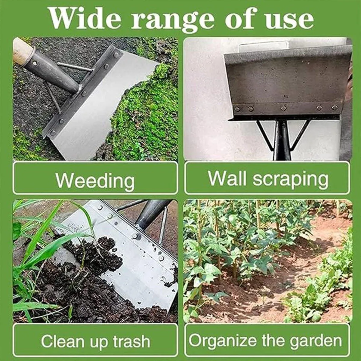 Outdoor Garden Cleaning Shovel Farm Agriculture Planting Shovel Weeding Tool