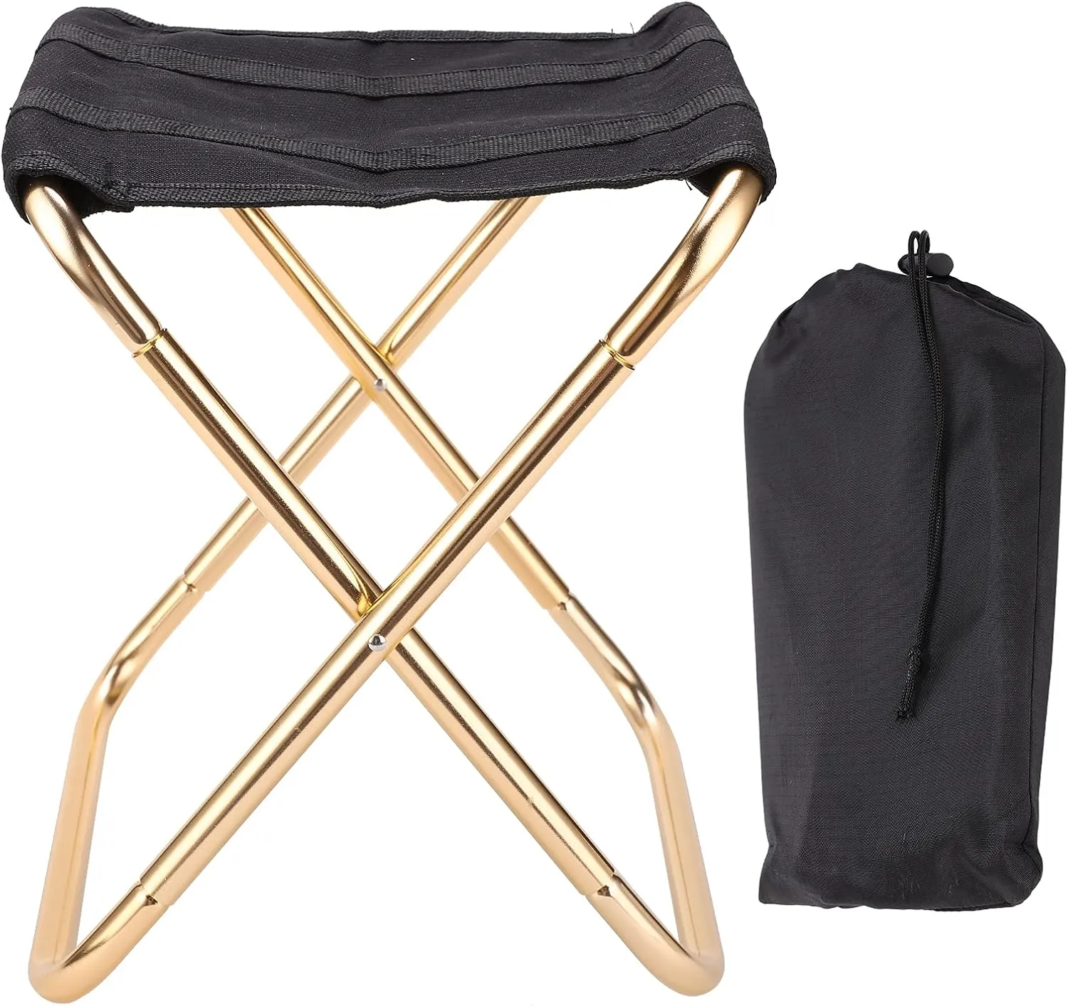 Outdoor Lightweight Aluminium Alloy Folding Stool Portable Mini Fishing Camping Seats