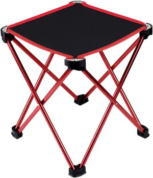 Outdoor Portable Folding Chairs Camping Ultralight Aluminum Collapsible Small Step Slacker Stool for Fishing Camp Traveling Hiking Beach Garden BBQ Lightwight Waterproof Stool