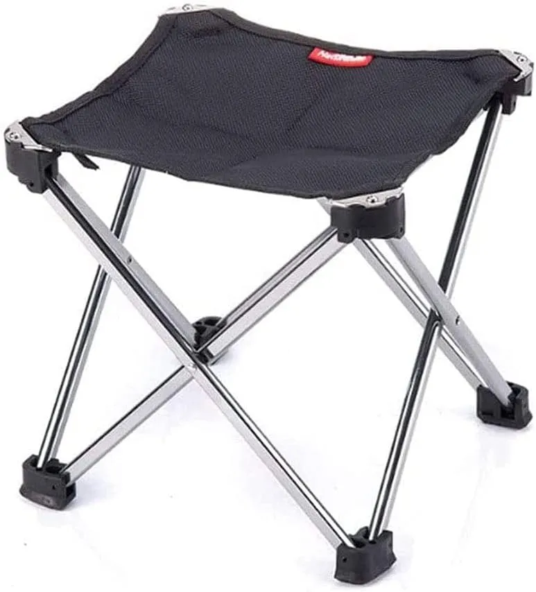 Outdoor Portable Folding Stool Aluminum Alloy Bracket Comfortable and Stable Camping Fishing Stool Simple Folding Stool Stool