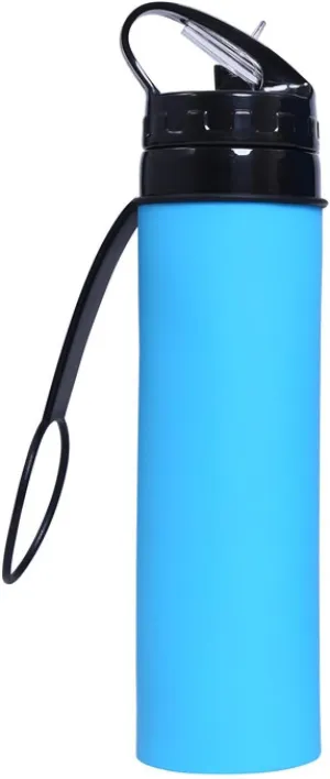 Outdoor sports silicone folding kettle multi-color travel outing portable water cup folding cup gift high value