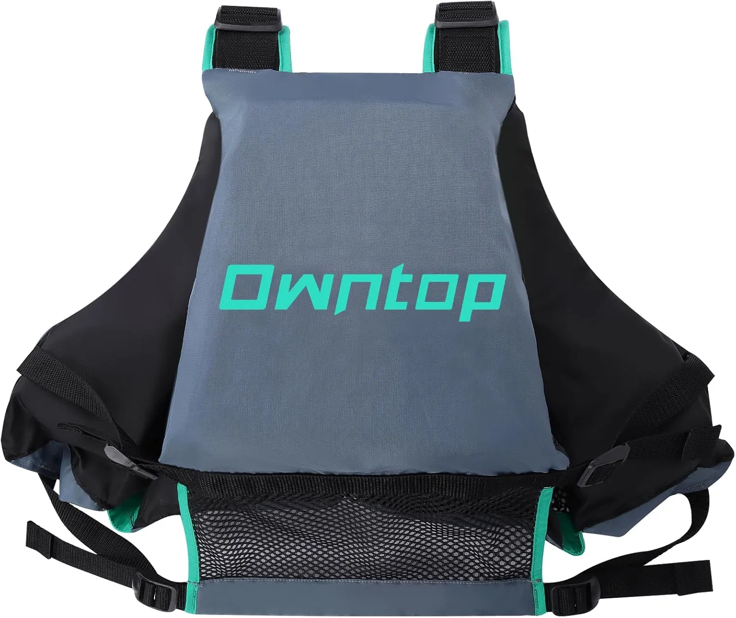 Owntop Adult Swim Vest - Adjustable Safety Strap & Premium Buoyancy for Paddle Sports, Kayaking, Canoeing, Boating