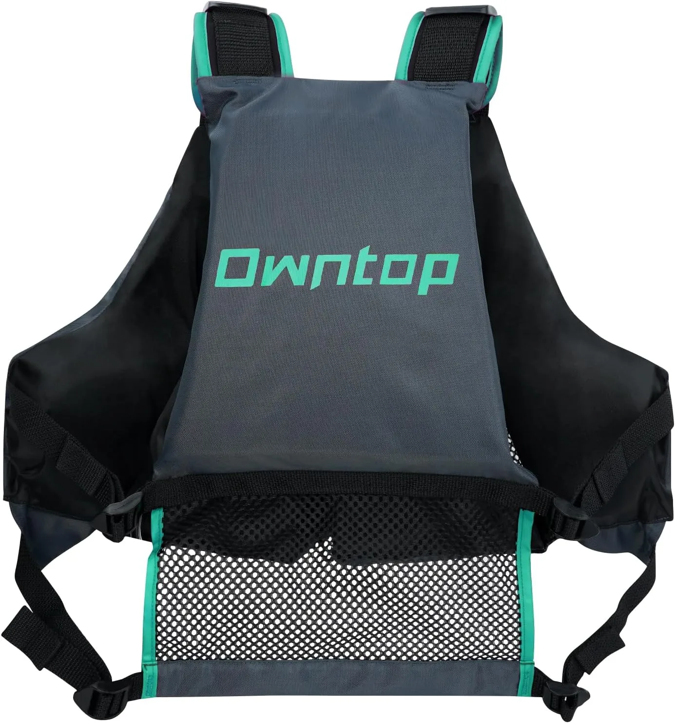 Owntop Adult Swim Vest - Adjustable Safety Strap & Premium Buoyancy for Paddle Sports, Kayaking, Canoeing, Boating