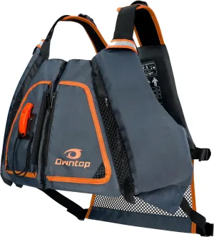 Owntop Adult Swim Vest | Excellent Buoyancy | High Mesh Back | Float Jacket for Kayaking, Boating, Fishing, Paddle Sports