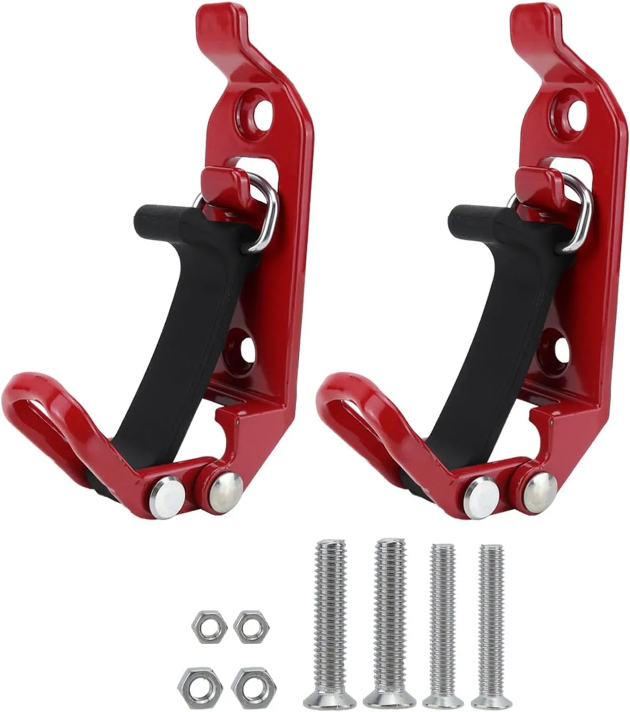 Pair Shovel Mount for Roof Rack Metal Rubber Clamps Quick Release Holders Simple Installation for Trucks & Boats