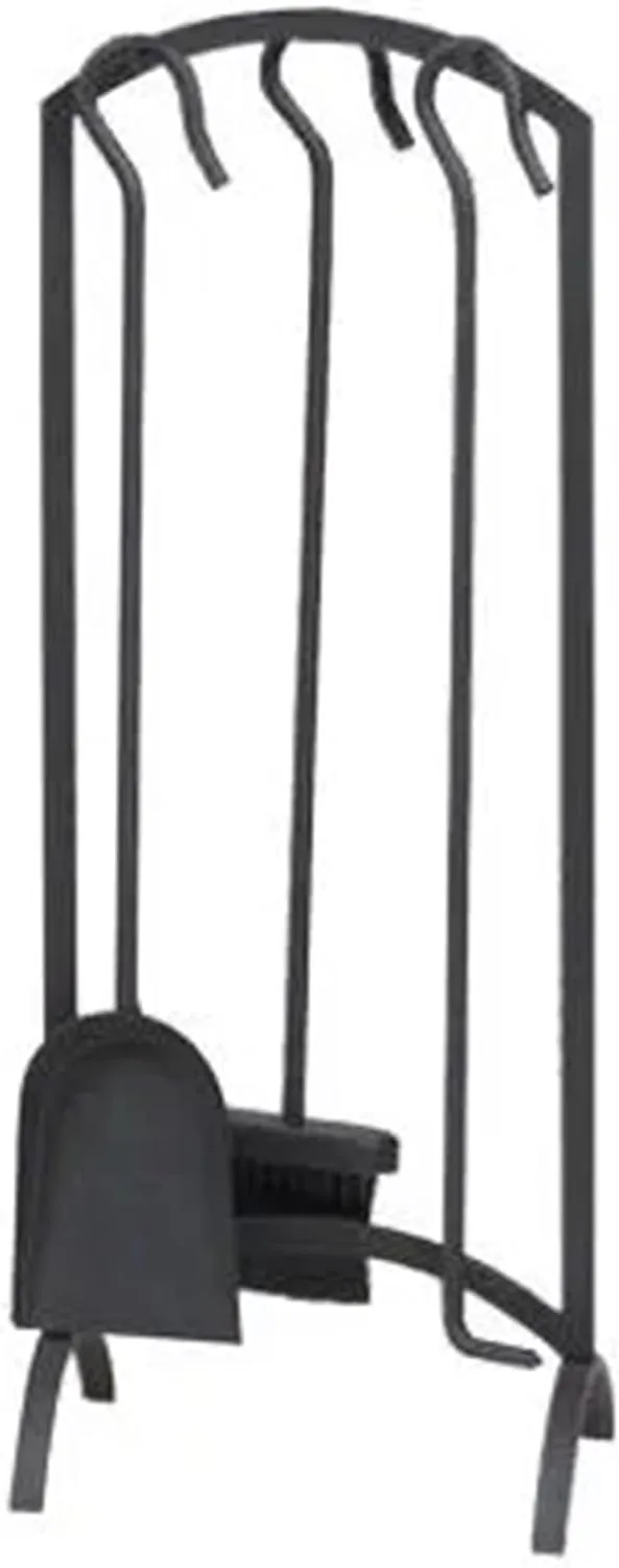 Panacea Products Corp 15959 4-piece Arch Top Black Fireplace Tool Set