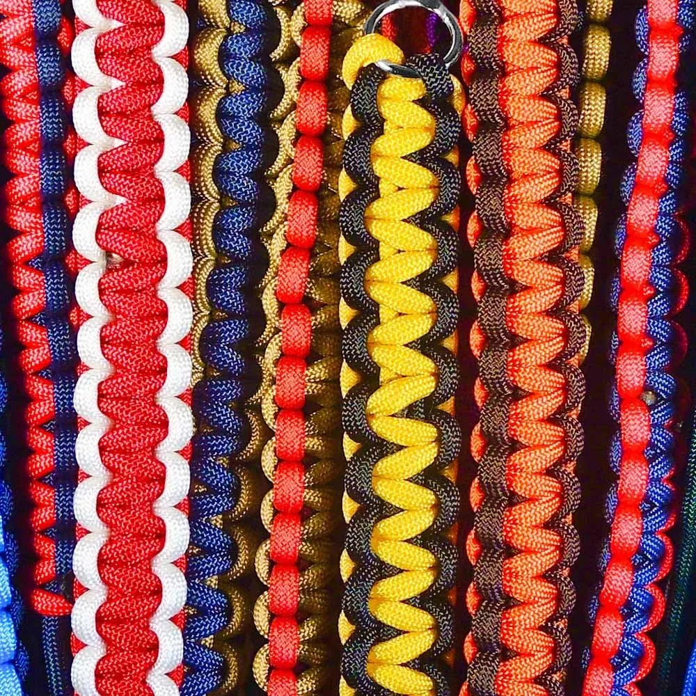 Paracord Bracelet & Project Kit – 550 Parachute Cord, Buckles, Carabiners, Key Rings – (Starter & Hardware Kits Include Paracord Needle & Forceps) – Made in USA