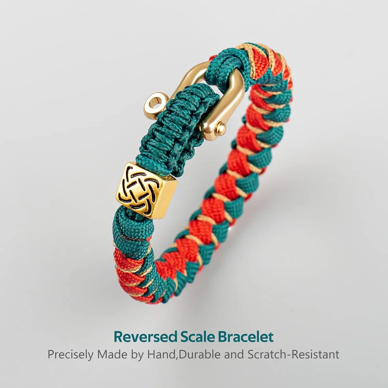 Paracord Bracelet for Men and Women, Hand Woven Friendship Bracelet, Gorgeous and Comfortable Survival Bracelet is the Best Gift for Father's Day and Valentine's Day