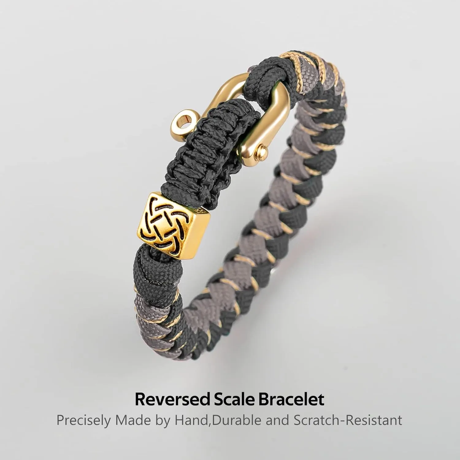 Paracord Bracelet for Men and Women, Hand Woven Friendship Bracelet, Gorgeous and Comfortable Survival Bracelet is the Best Gift for Father's Day and Valentine's Day