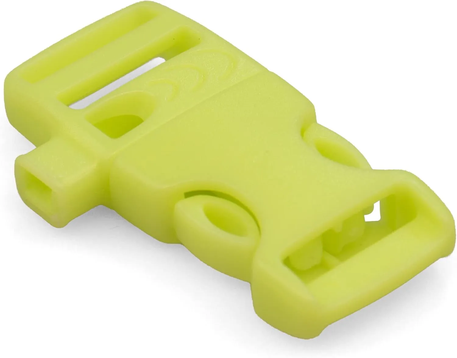 Paracord Planet Glow-in-the-Dark Whistle Buckle – 5/8 Inch – Ideal for outdoor enthusiasts, campers, backpackers, and more!