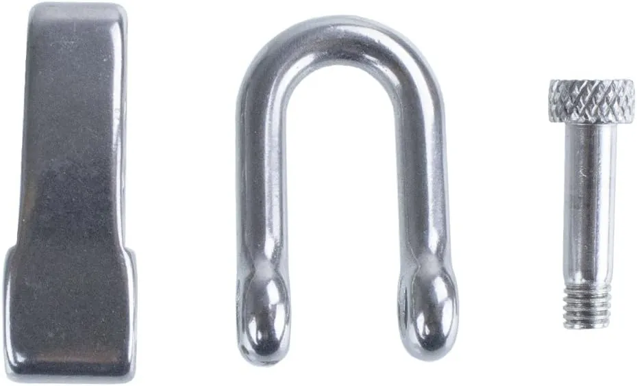 Paracord Planet Stainless Steel & Alloy Shackles - B, D, O, U-Shackles for Paracord Survival Bracelets (Pack & Single Sizes)