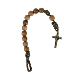 Paracord St. Benedict Decade Rosary Bracelet