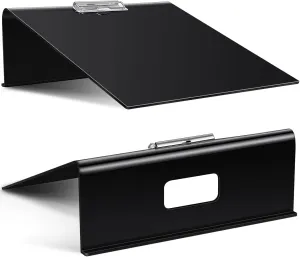 Pasimy 2 Pcs Folding Slant Board for Writing 13 x 13 Inch Large Sloped Clipboard for Writing to Improve Handwriting Legibility Reading Drawing Great As Classroom Tool(Black)