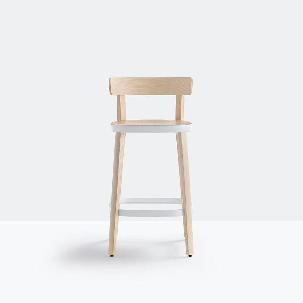 Pedrali Folk 2936 stool with seat H.65 cm.