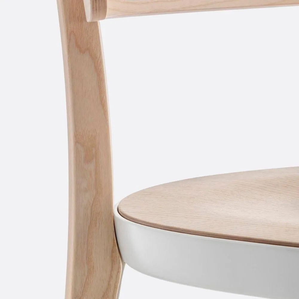Pedrali Folk 2937 stool with seat H.75 cm.