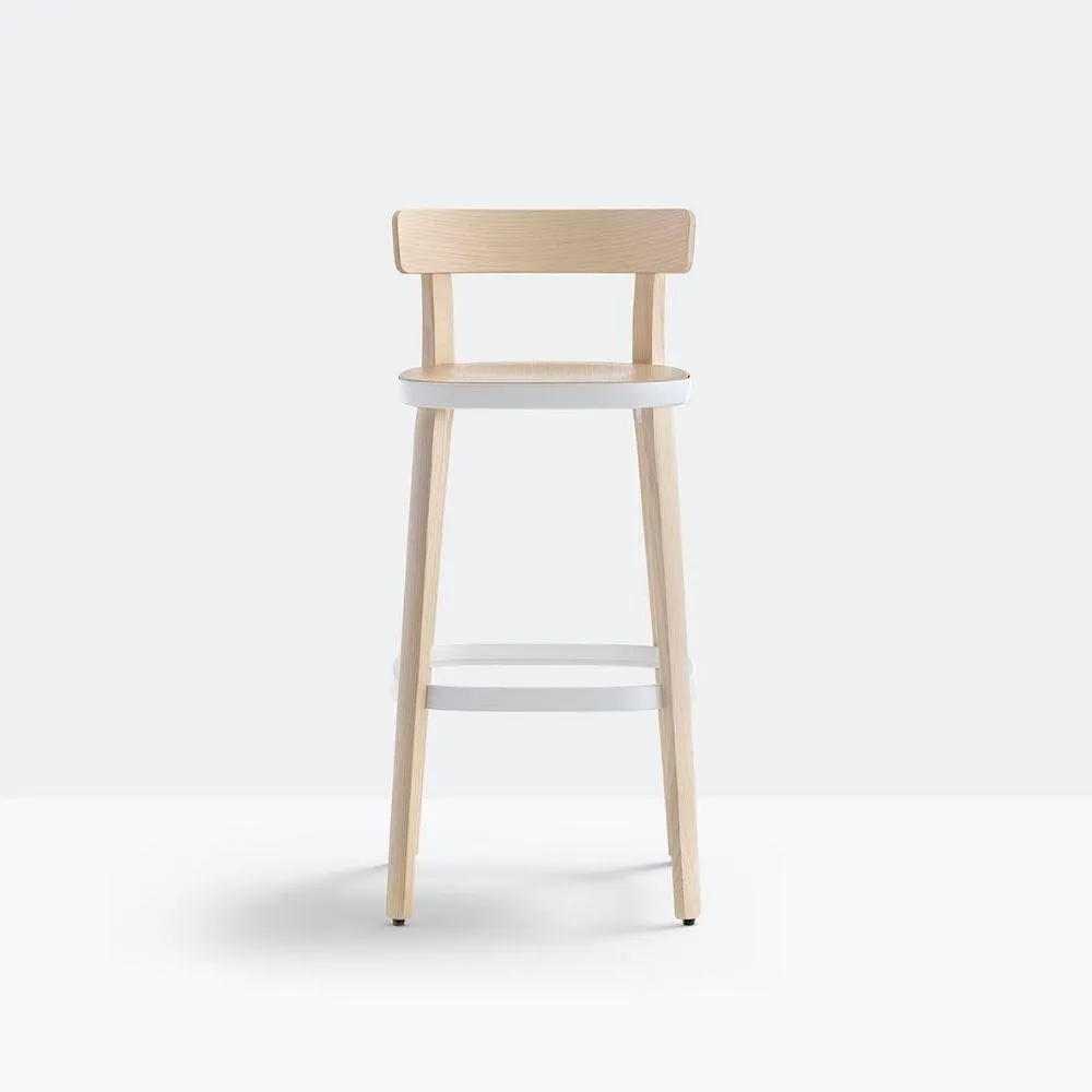 Pedrali Folk 2937 stool with seat H.75 cm.