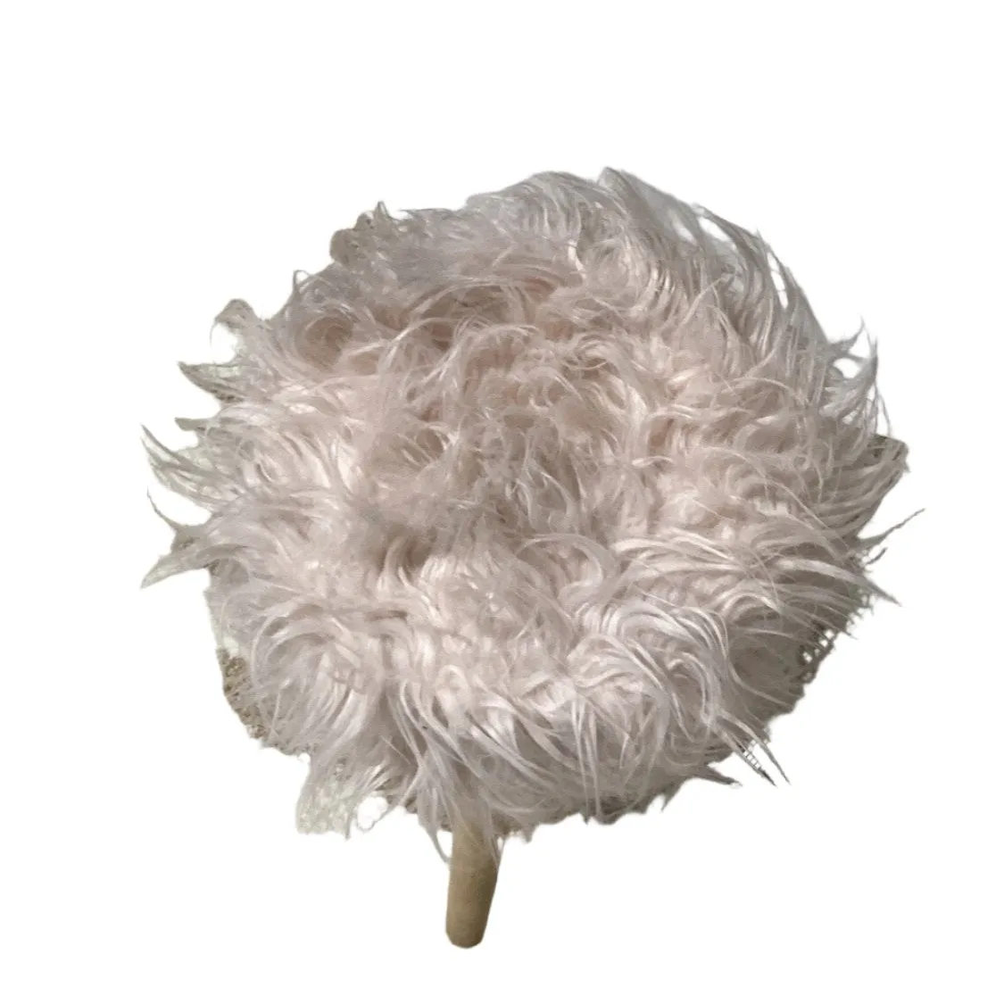 Pink fluffy Stool