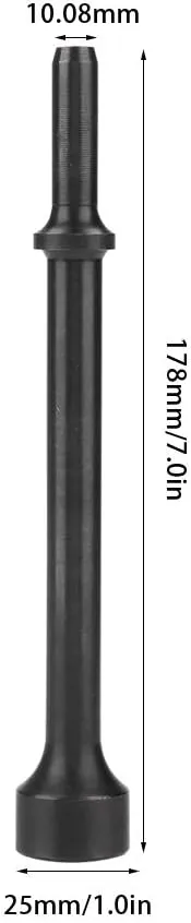 Pneumatic Air Hammer Bit,Air Hammer Drill for 150/190 / 250 type Extended Length Impact Tool Smoothing Pneumatic Drifts Air Hammer Bit Set for Automotive Industry (178mm)