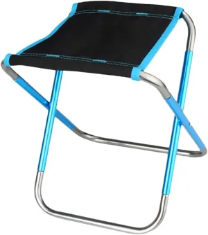 POPETPOP Compact Folding Stool Multi Function Fishing and Camping Chair Durable Beach Stool for Outdoor Activities Portable Convenient Design for Travel and Leisure