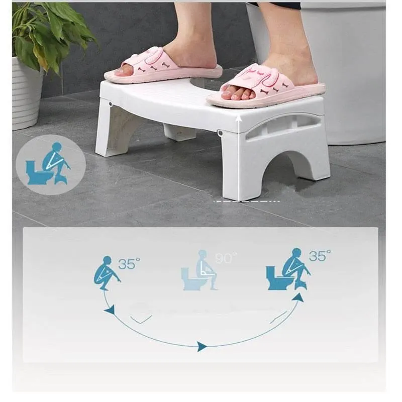 Portable Bath Footstool - Step Stool for Bathroom Use