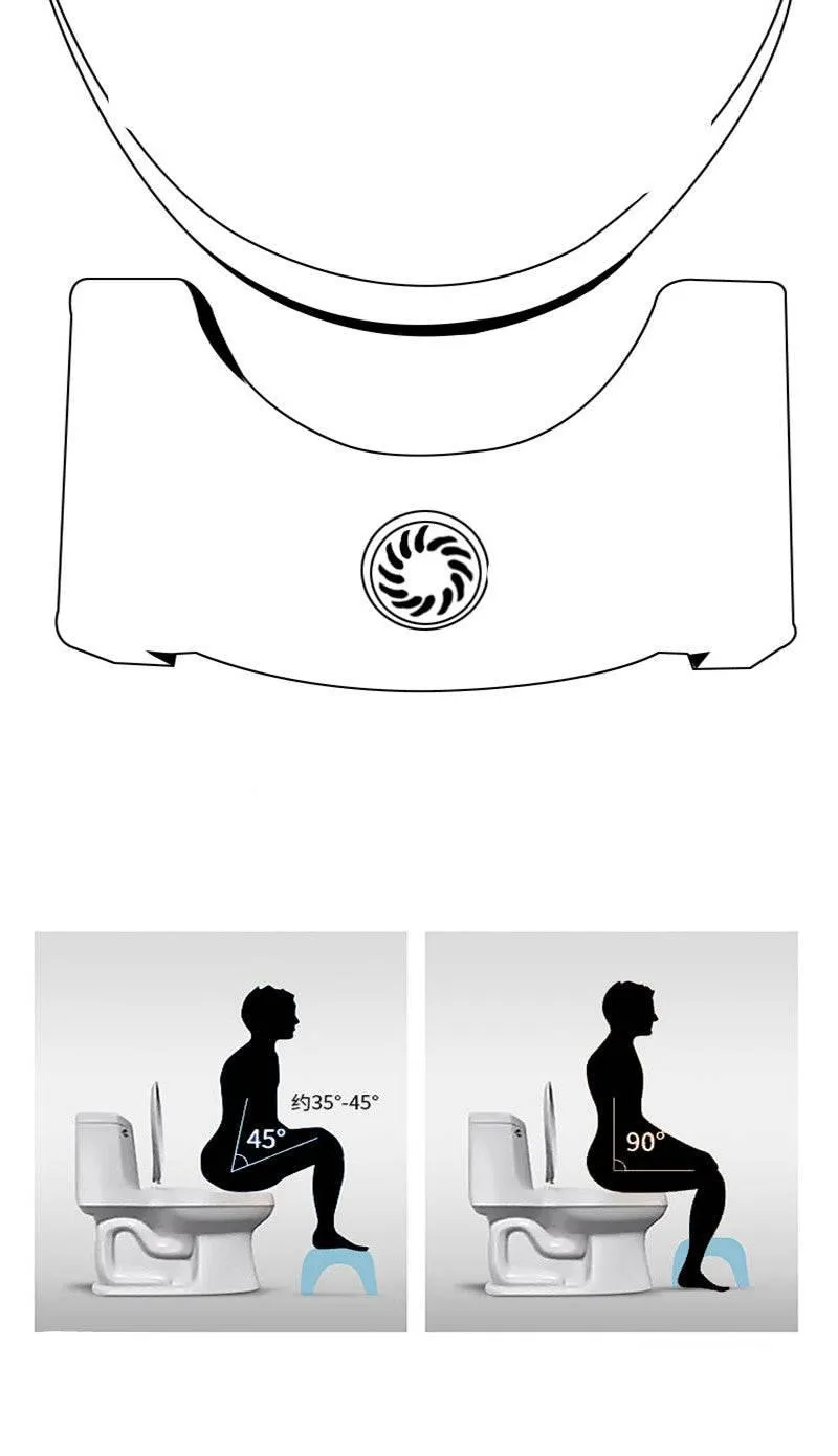 Portable Bath Footstool - Step Stool for Bathroom Use