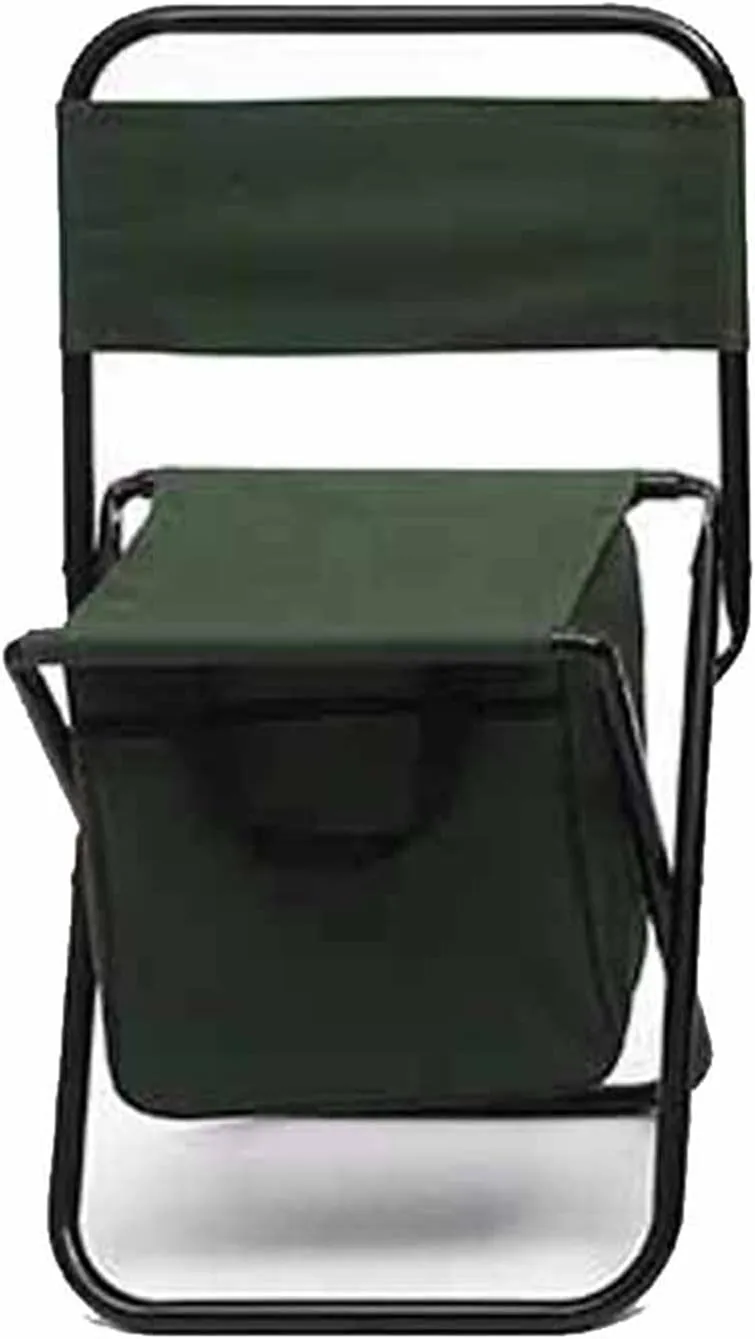 Portable Folding Camping Chair, Light Back Stool, Compact Folding seat, Outdoor Back Stool with Folding Backpack, Suitable for Camping, Hunting, Fishing, Hiking, Outing, Beach Camping