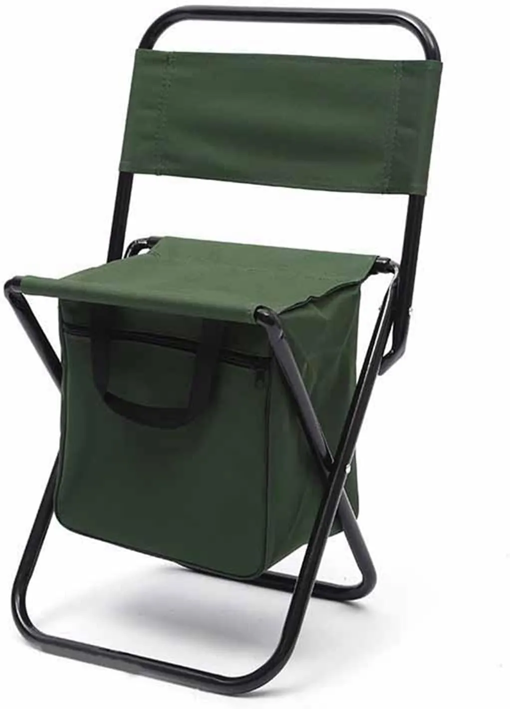 Portable Folding Camping Chair, Light Back Stool, Compact Folding seat, Outdoor Back Stool with Folding Backpack, Suitable for Camping, Hunting, Fishing, Hiking, Outing, Beach Camping