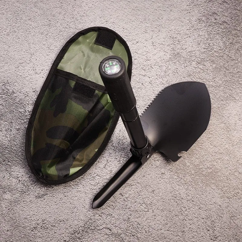 Portable folding camping shovel survival shovel garden outdoor tools