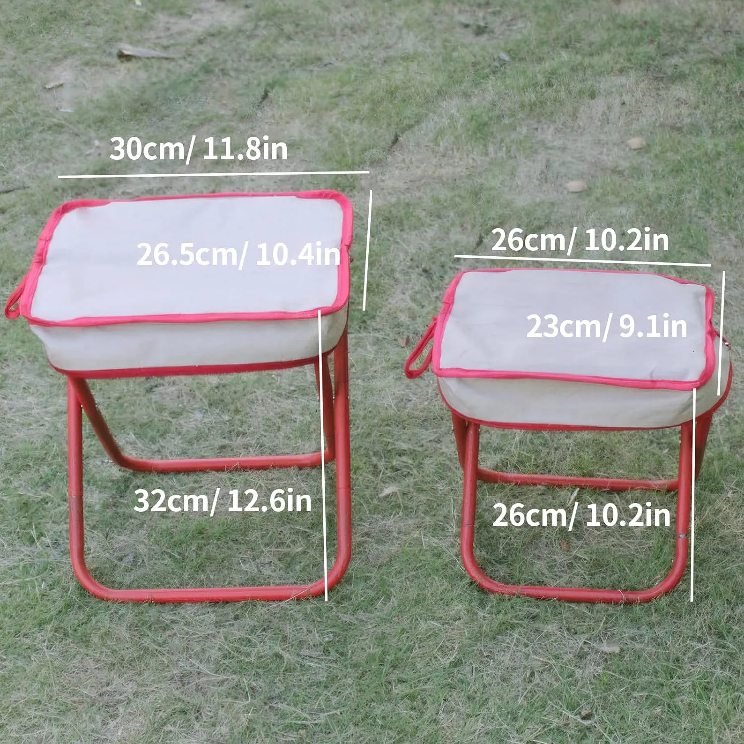 Portable Folding Camping Stool,Camping Stools for Adults,Travel Chair Slacker Chair for Camping,Portable Retractable Folding Telescoping Foldable Camping Stool (15.7X13.7x1.57)