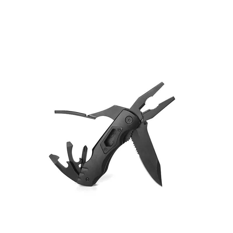 Portable Folding Multi-Purpose Mini Pliers - Combination Knife and Wire Cutter for Outdoor Emergency and EDC