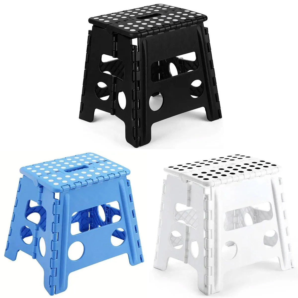Portable Folding Plastic Stool Lightweight Collapsible Chair for Outdoor Travel