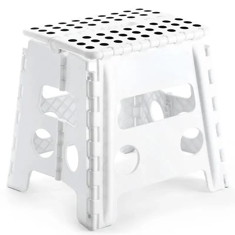 Portable Folding Plastic Stool Lightweight Collapsible Chair for Outdoor Travel