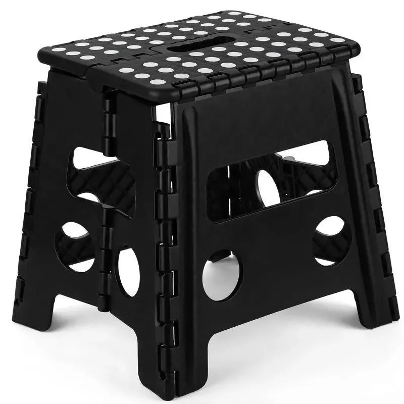Portable Folding Plastic Stool Lightweight Collapsible Chair for Outdoor Travel