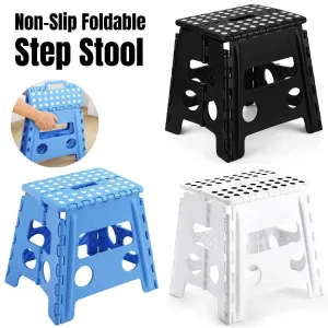 Portable Folding Plastic Stool Lightweight Collapsible Chair for Outdoor Travel